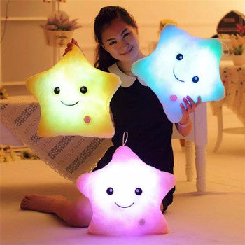 Almohada Cojin Peluche Estrella Luminosa