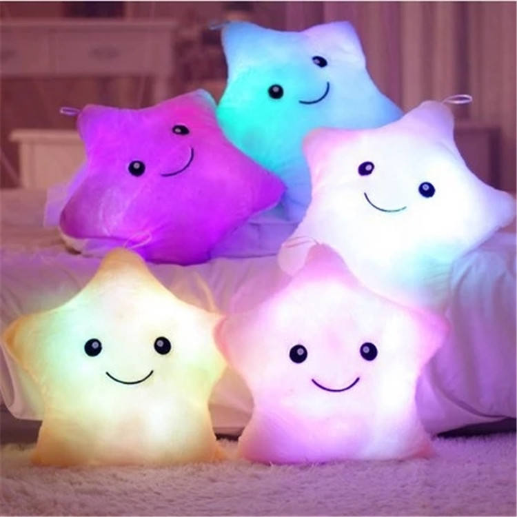 Almohada Cojin Peluche Estrella Luminosa