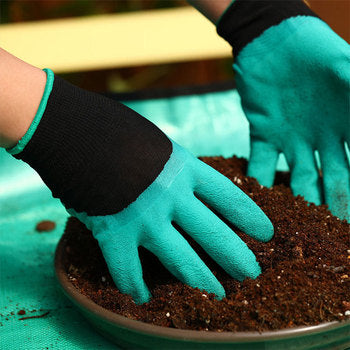 Guantes de Jardinería con Garras