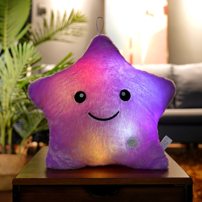 Almohada Cojin Peluche Estrella Luminosa